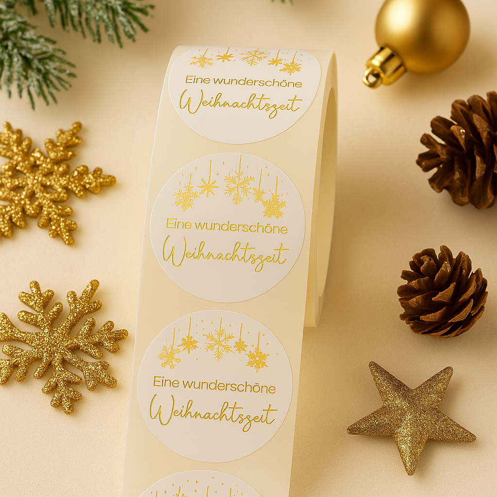Sticker • Wundervolle Weihnachtszeit • Eigenproduktion 10 Stk