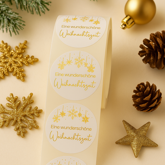 Sticker • wunderschöne Weihnachten• Eigenproduktion 10 Stk