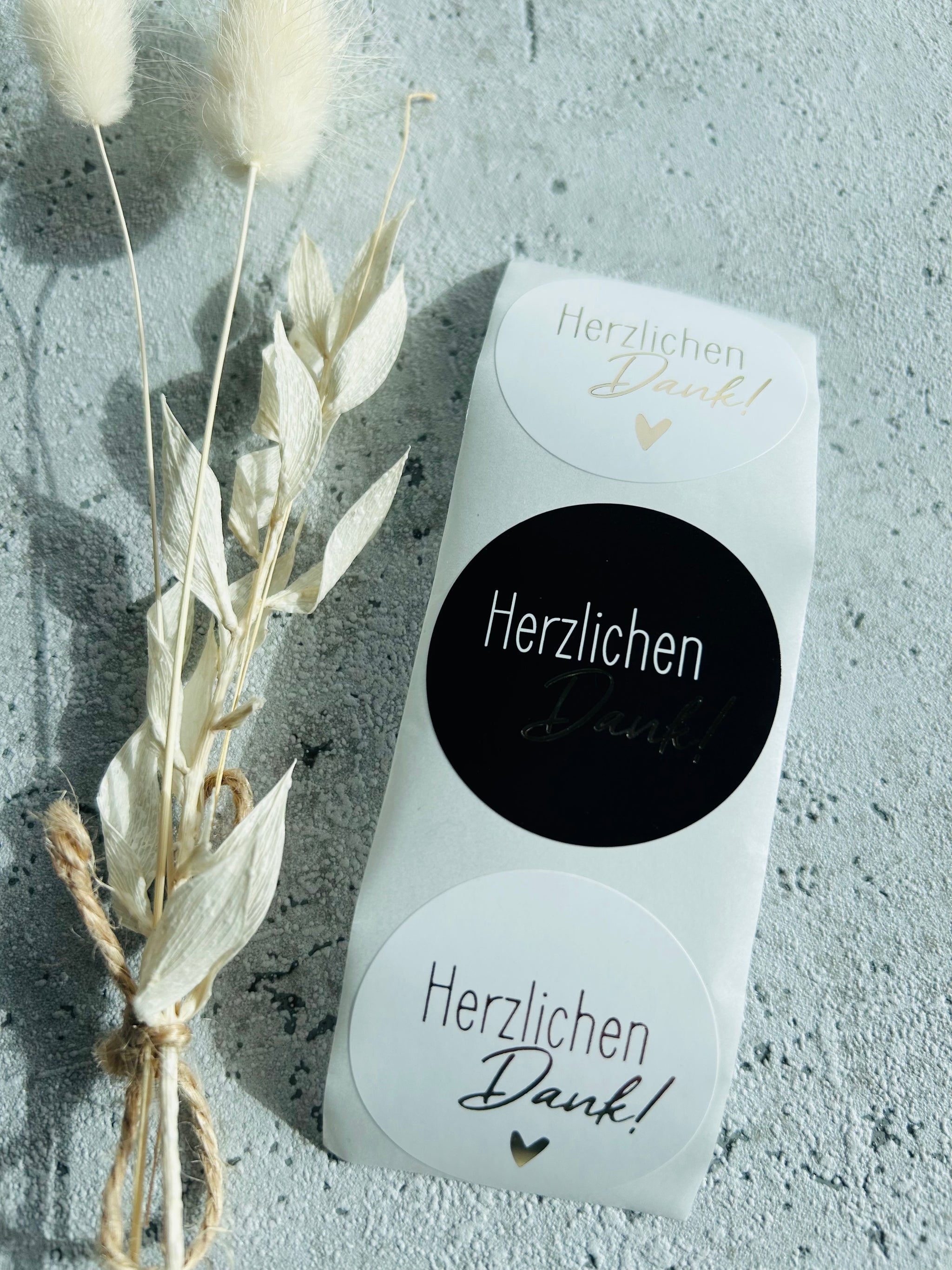 Sticker • herzlichen Dank • 10 Stk