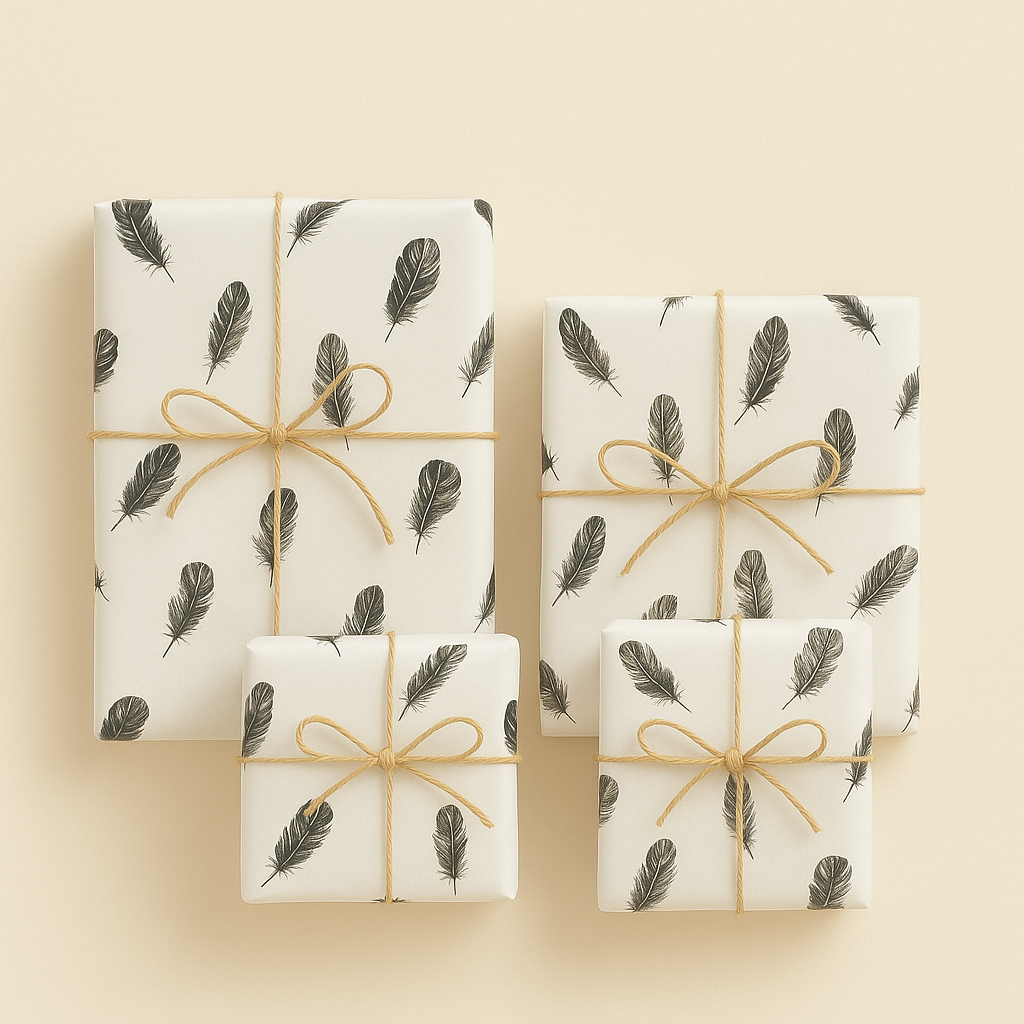 Seidenpapier •Feder•