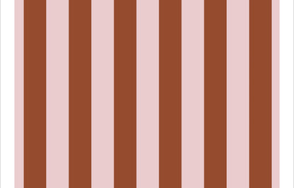 Seidenpapier Stripes brown rosa Design