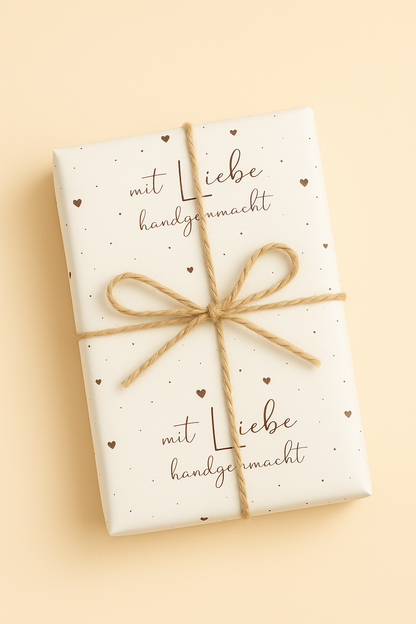 Seidenpapier Mit Liebe handgemacht Eigenproduktion