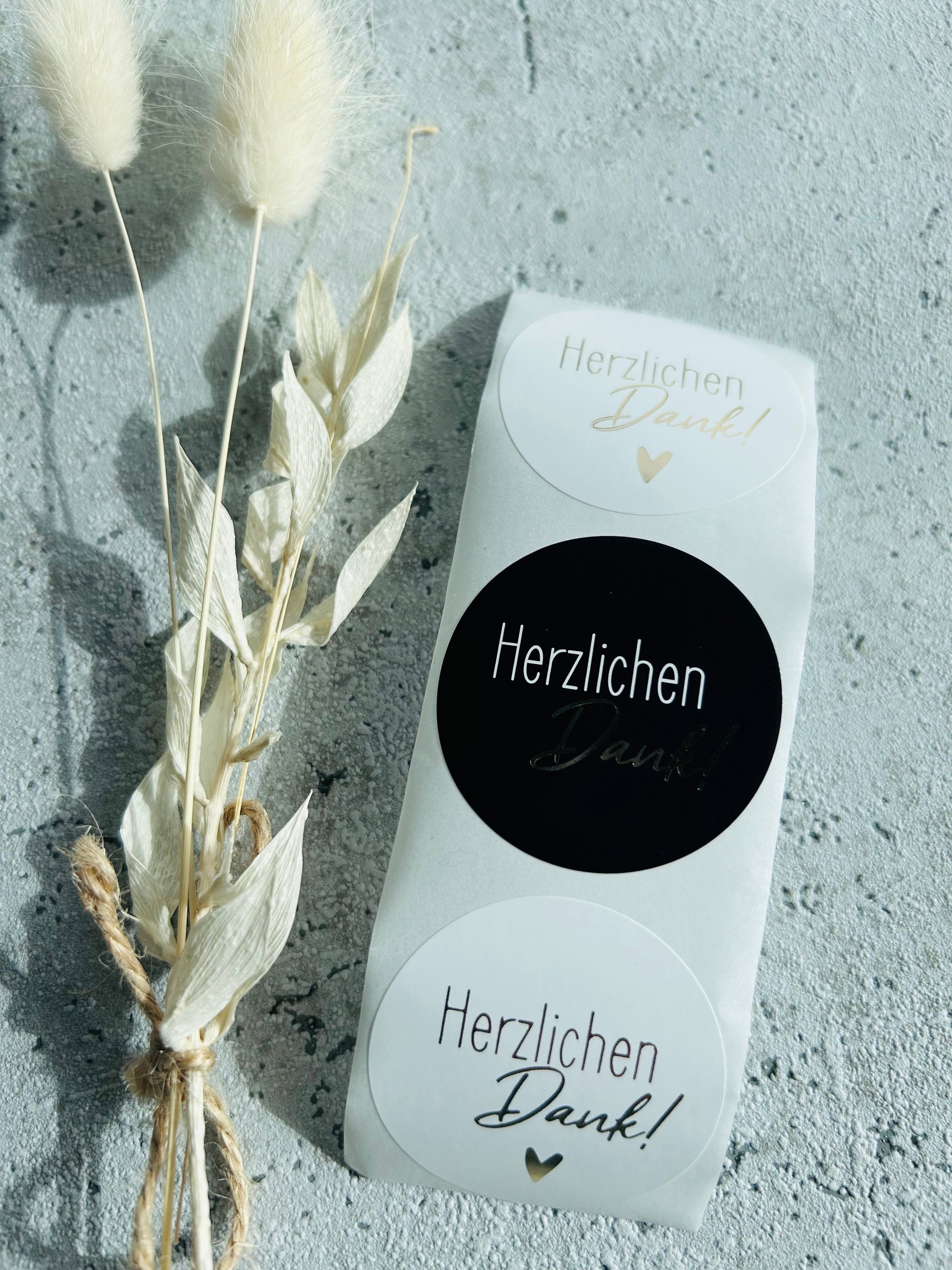 Sticker • herzlichen Dank • 10 Stk