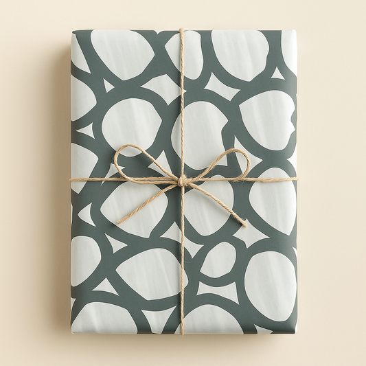 Seidenpapier • black flowers•