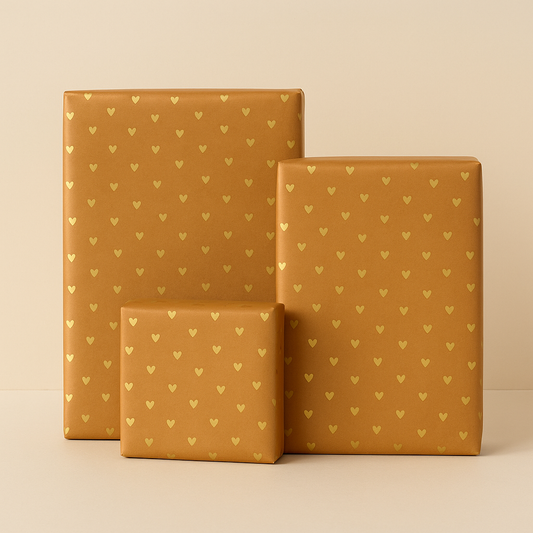 Seidenpapier •conganc gold• Herzchen