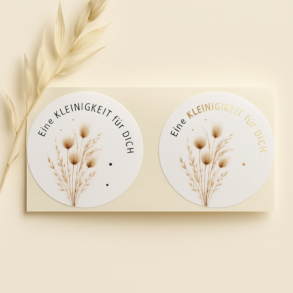 Sticker • Vintage Boho eine Kleinigkeit für dich • 10 Stk