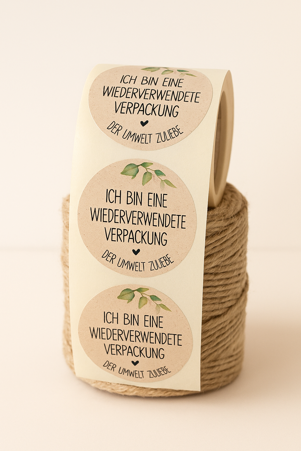 Sticker Nachhaltigkeit Verpackung 10 Stk.