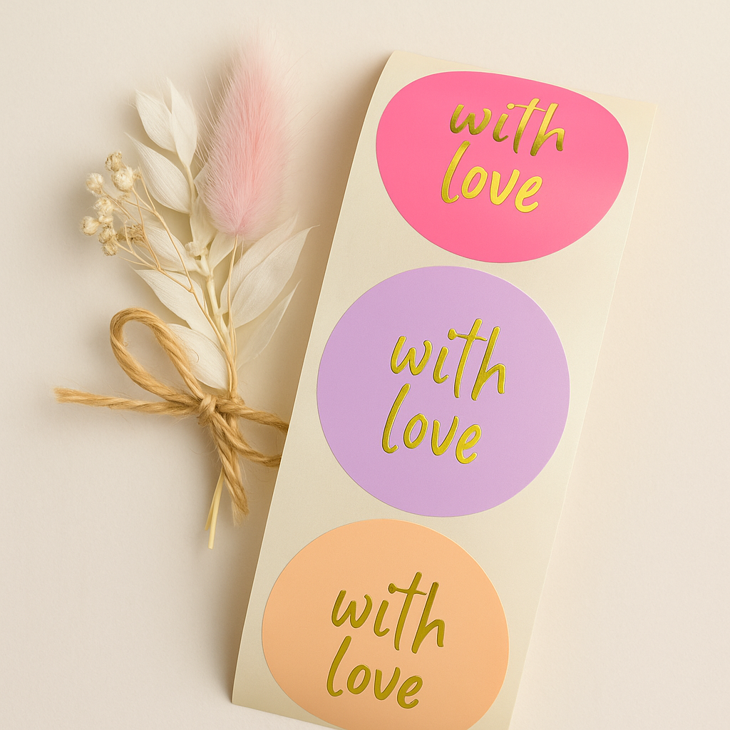 Sticker  • Neon with love •  10 Stk