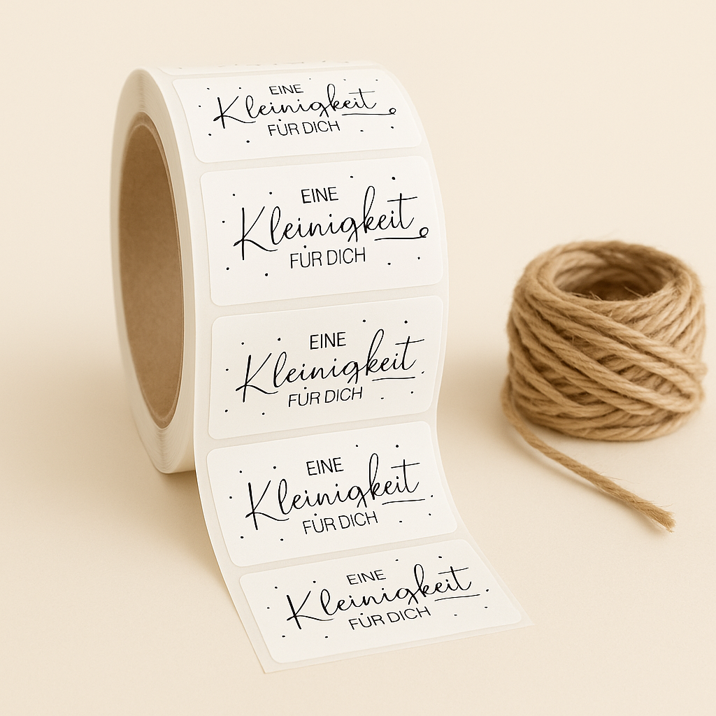 Sticker  • black & white • eine Kleinigkeit für dich 10 Stk