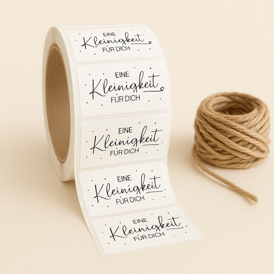 Sticker  • black & white • eine Kleinigkeit für dich 10 Stk