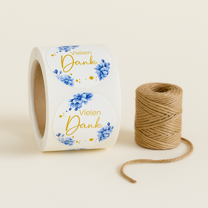 Sticker • Spring Flowers vielen Dank • 10 Stk