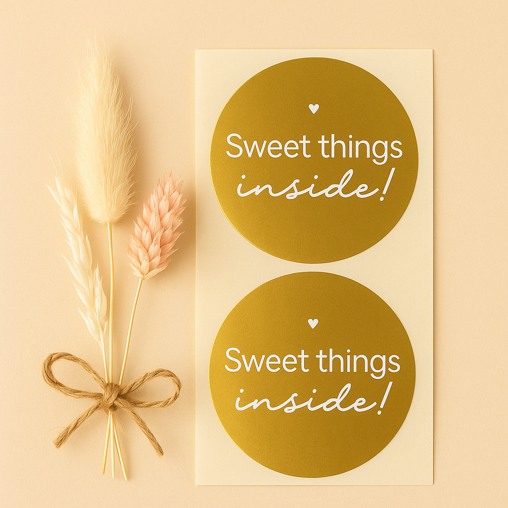 Sticker •sweet things gold• 10 Stk.