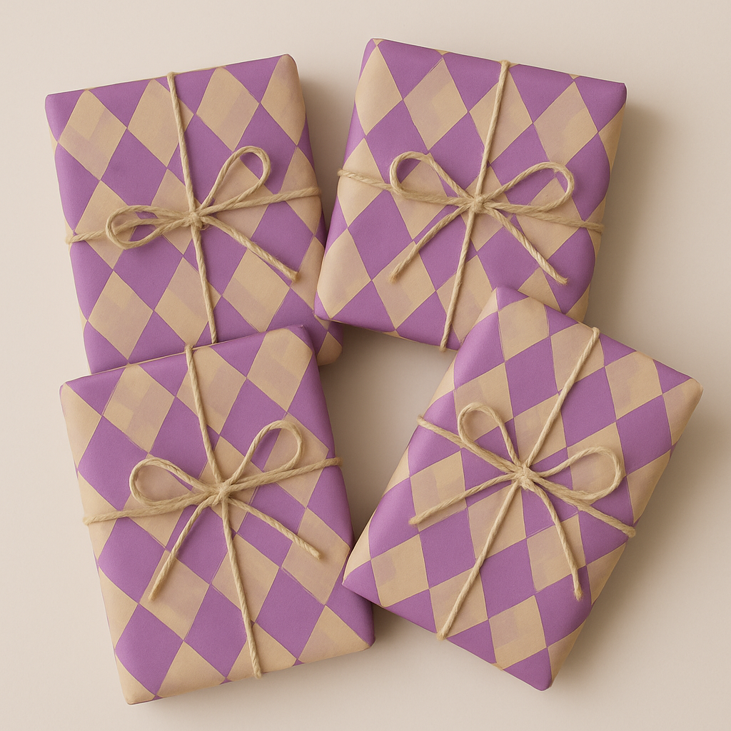 Seidenpapier Hologramm pink