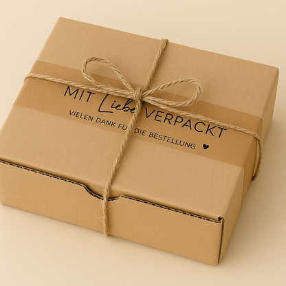 Papierklebeband 50 mm x 55 m • mit Liebe verpackt•