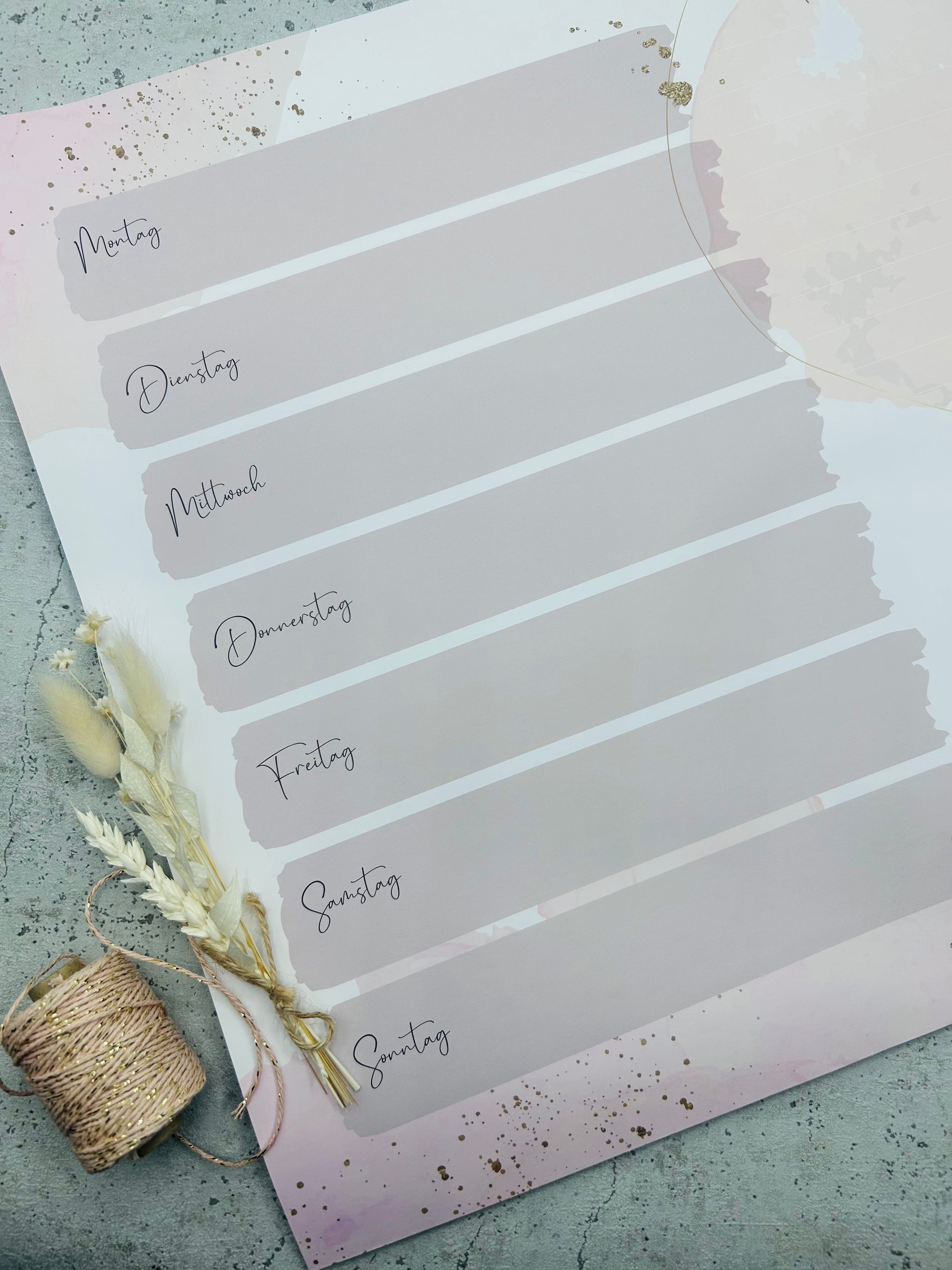 Schreibtischunterlage A 2 50 Blatt fussgeleimt