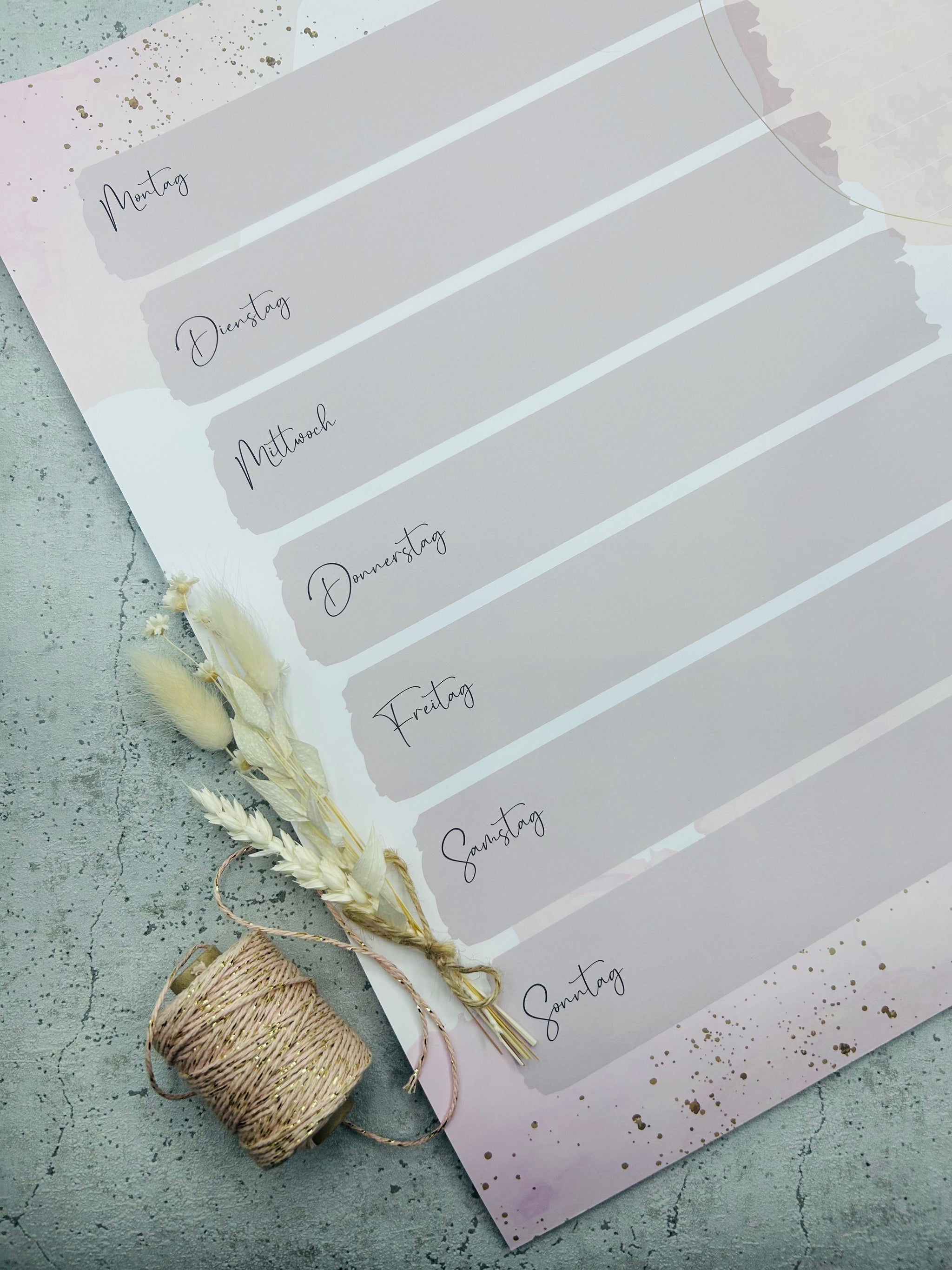 Schreibtischunterlage A 2 50 Blatt fussgeleimt