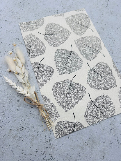 Papier Taschen  • Blätter Graspapier •