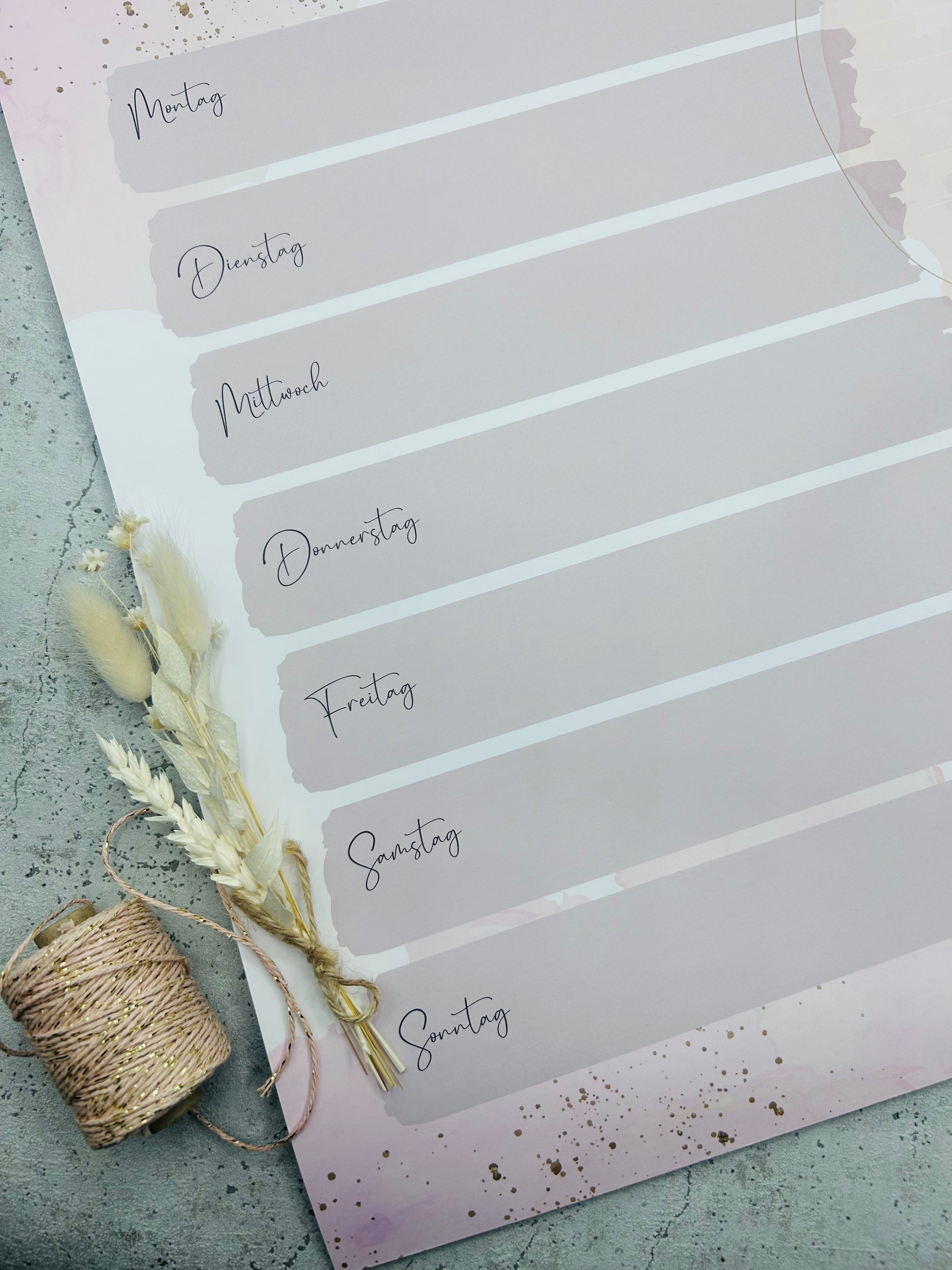 Schreibtischunterlage A 2 50 Blatt fussgeleimt