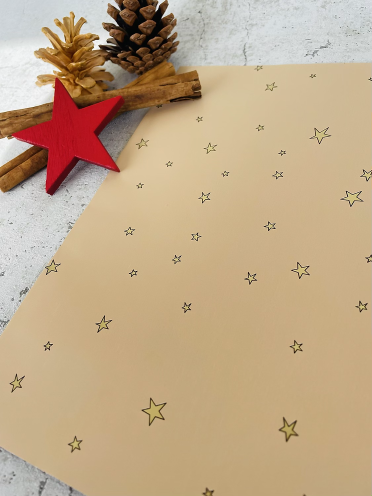 Papier Taschen  •Stars gold• 10 Stk