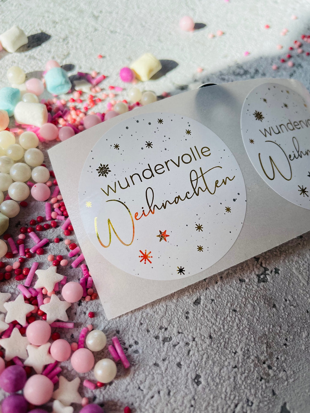 Sticker • Wundervolle Weihnachten • Eigenproduktion 10 Stk