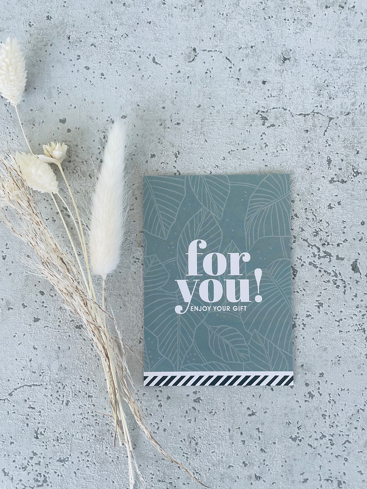 Mini Karten • for you • Mint