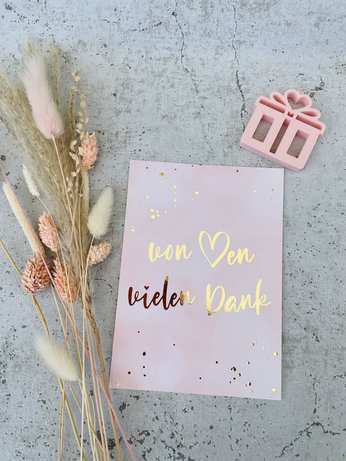 Karten von Herzen vielen Dank