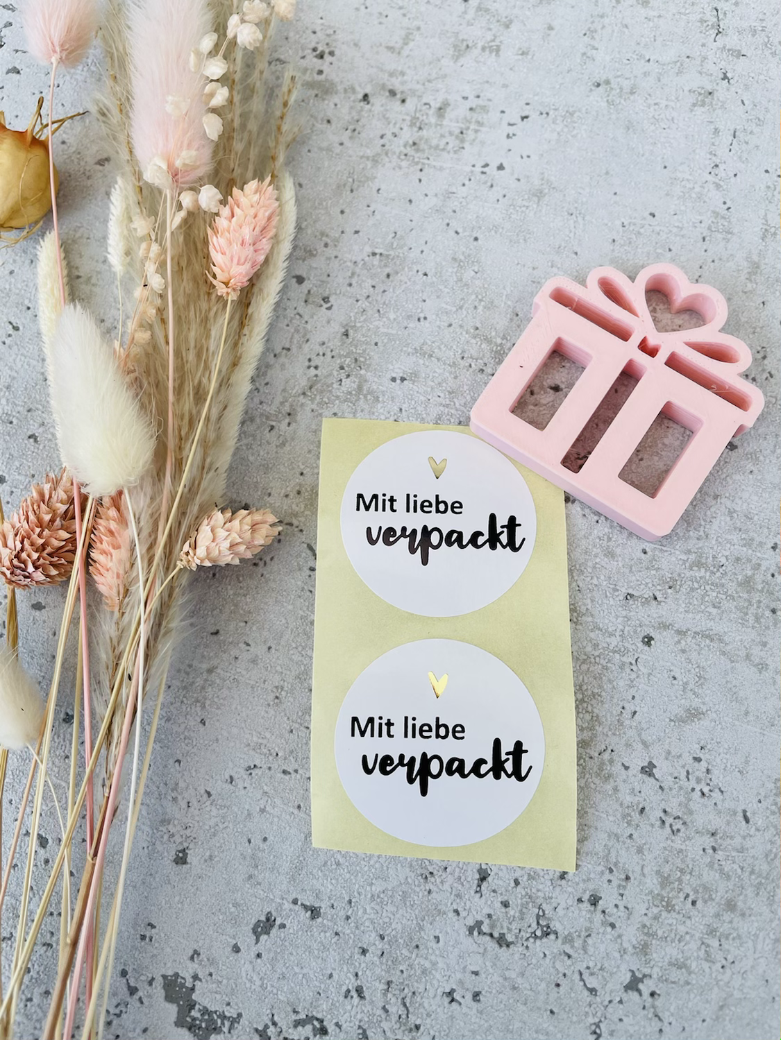 Sticker •Mit liebe verpackt • 10 Stk.