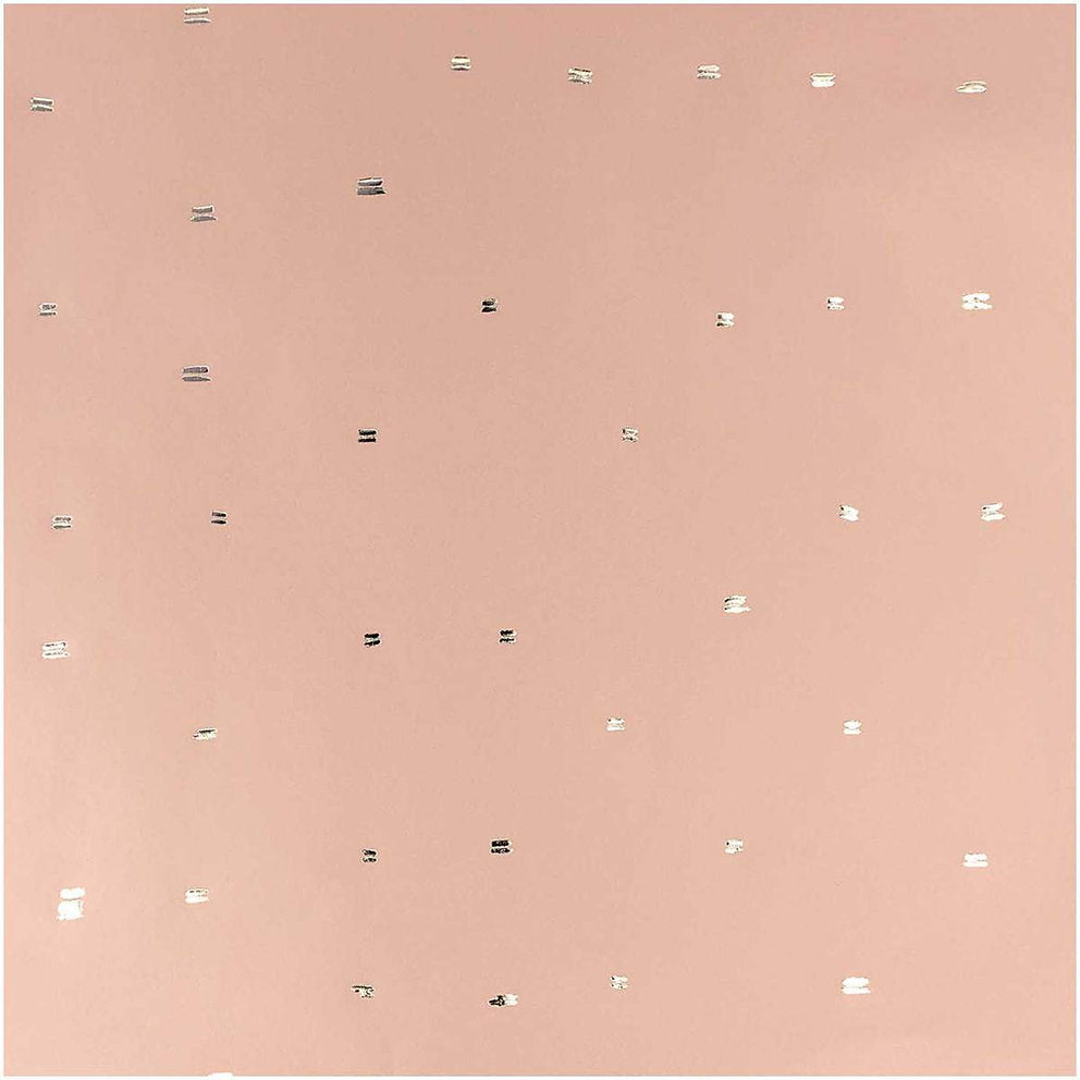 Geschenkpapier Striche rosa Gold