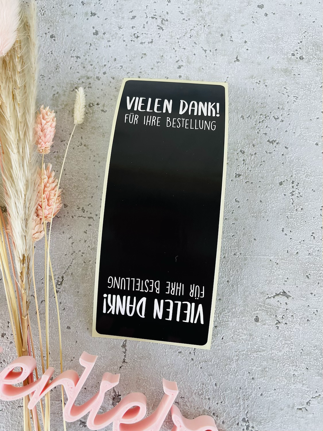 Sticker •vielen Dank für Ihre Bestellung • 10 Stk.