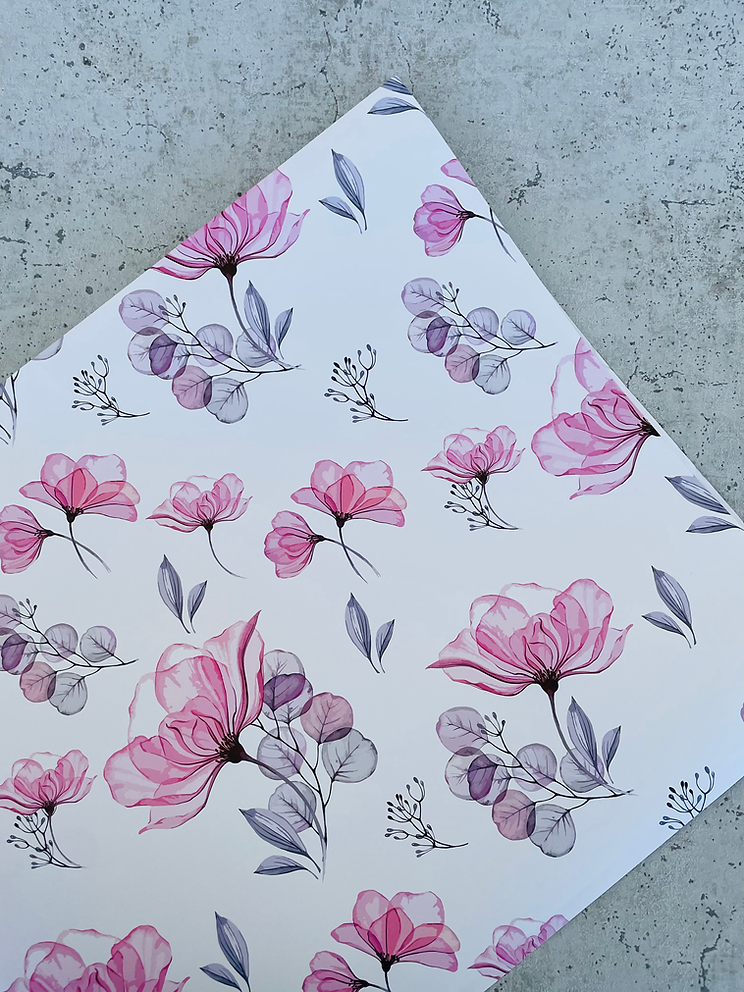 Geschenkpapier  Aquarell Flower 50x70cm