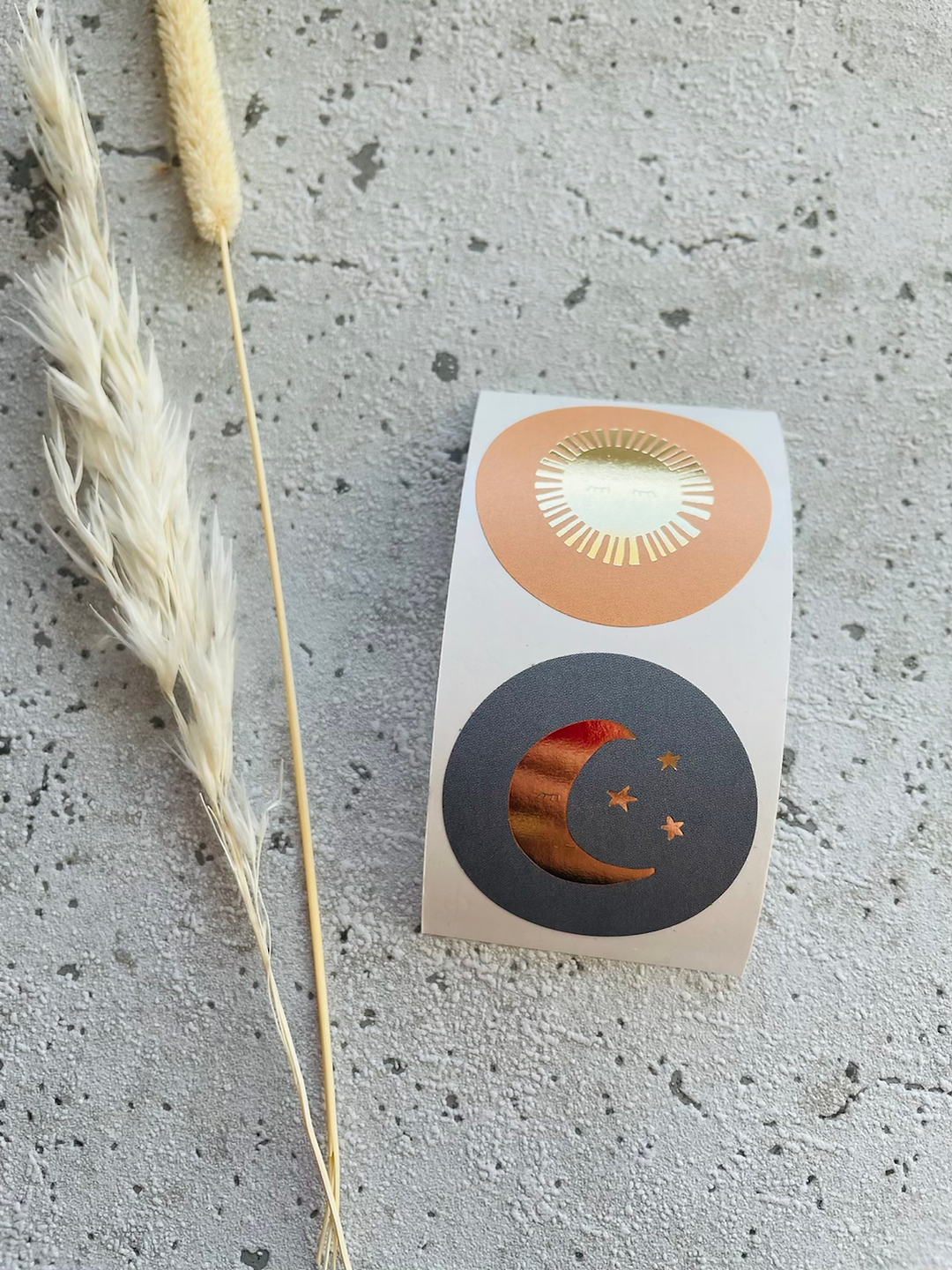 Sticker •sun and moon •  10 Stk.