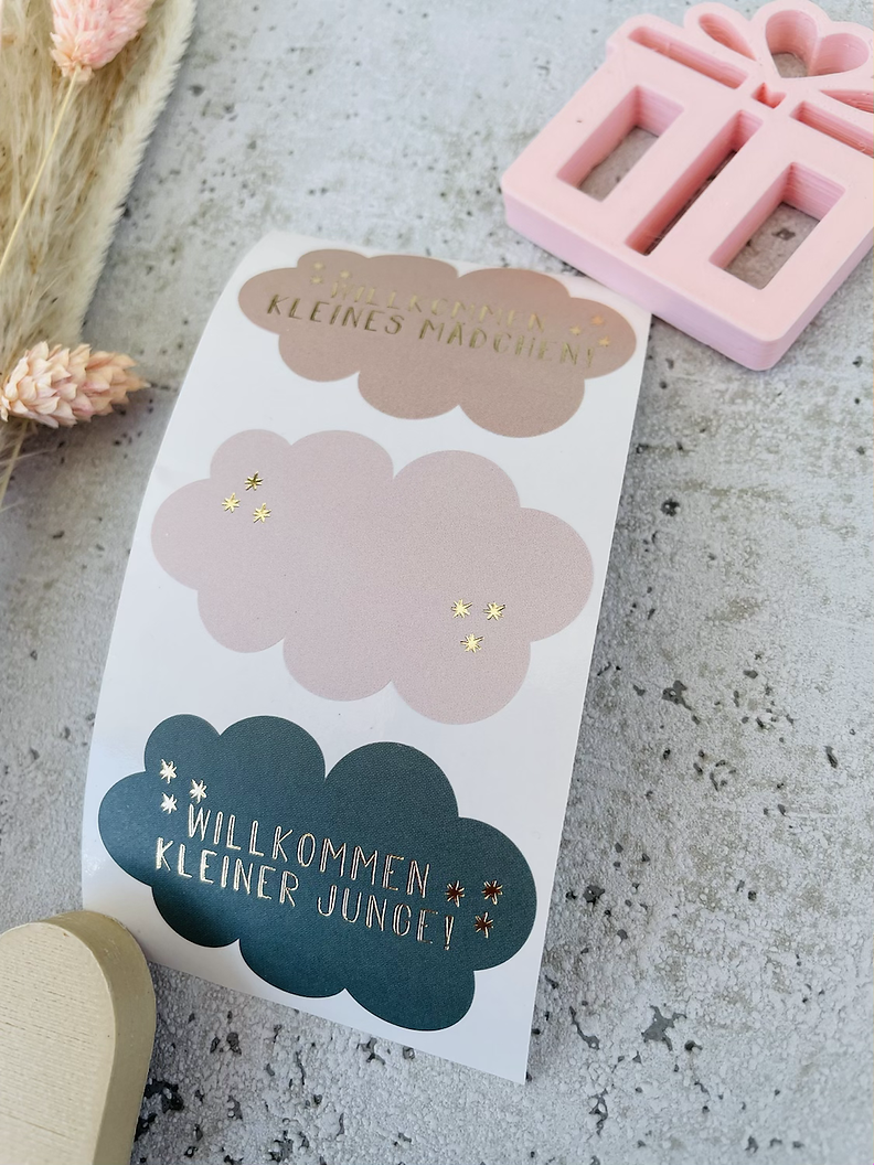 Sticker Willkommen kleiner Junge