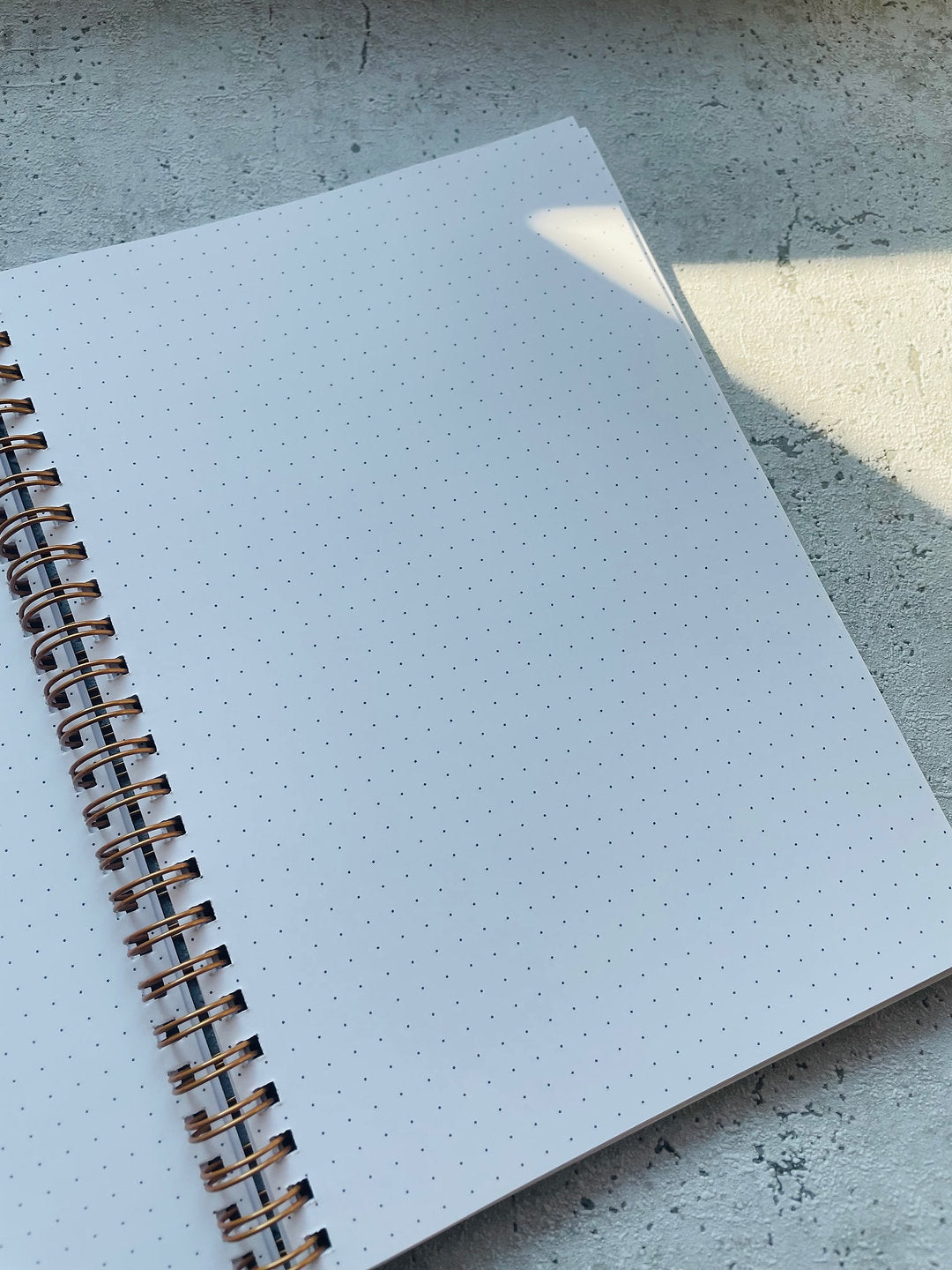 Notizbuch Eukalyptus mit Goldveredlung in 3D in A5