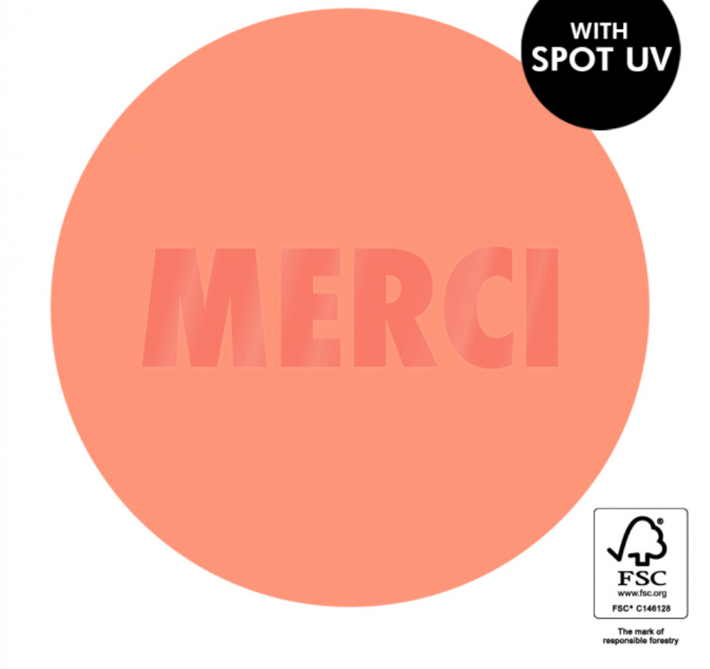 Sticker • merci • uv spot 10 Stk