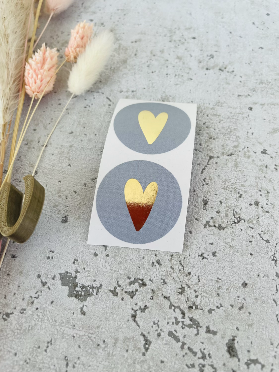 Sticker •new grey Gold• 10 Stk.