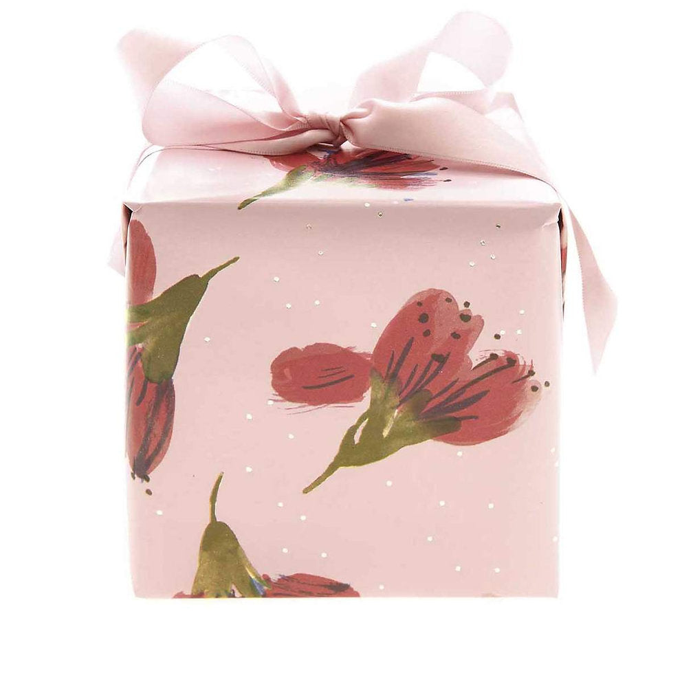 Geschenkpapier Blumen rosa