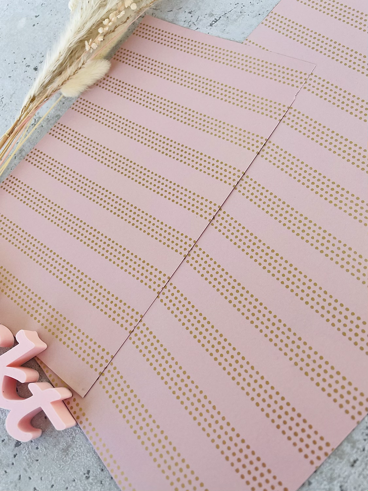 Papier Taschen  •goldenes Rosé• 10 Stk