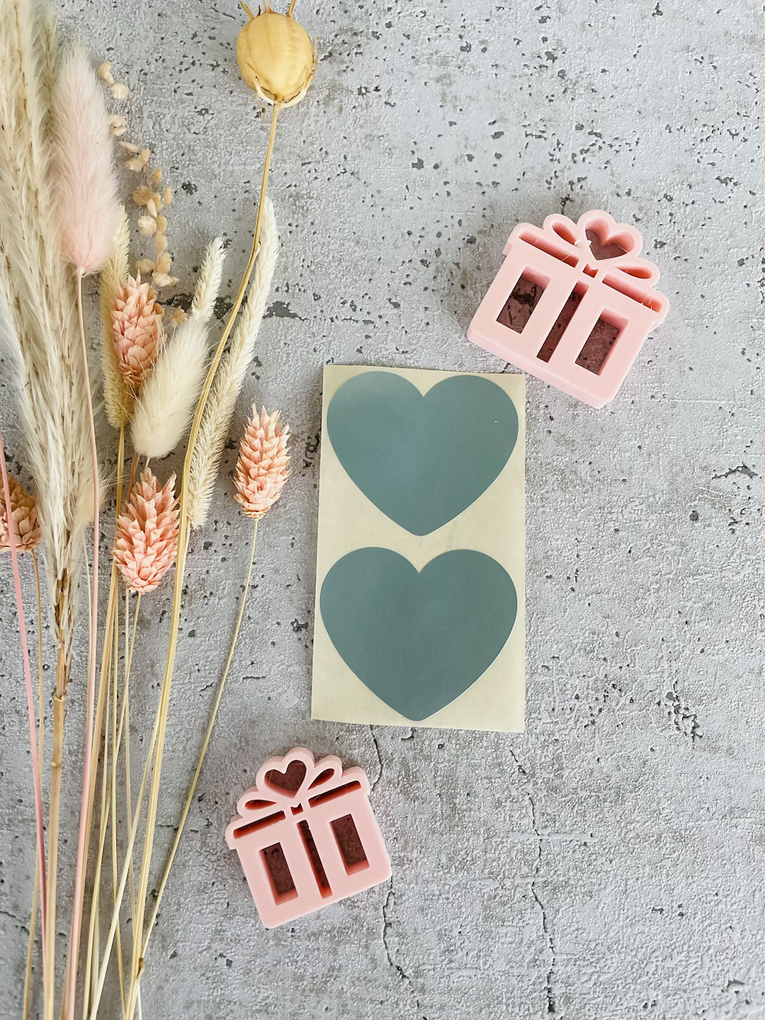 Sticker •Herz Türkis• 10 Stk.