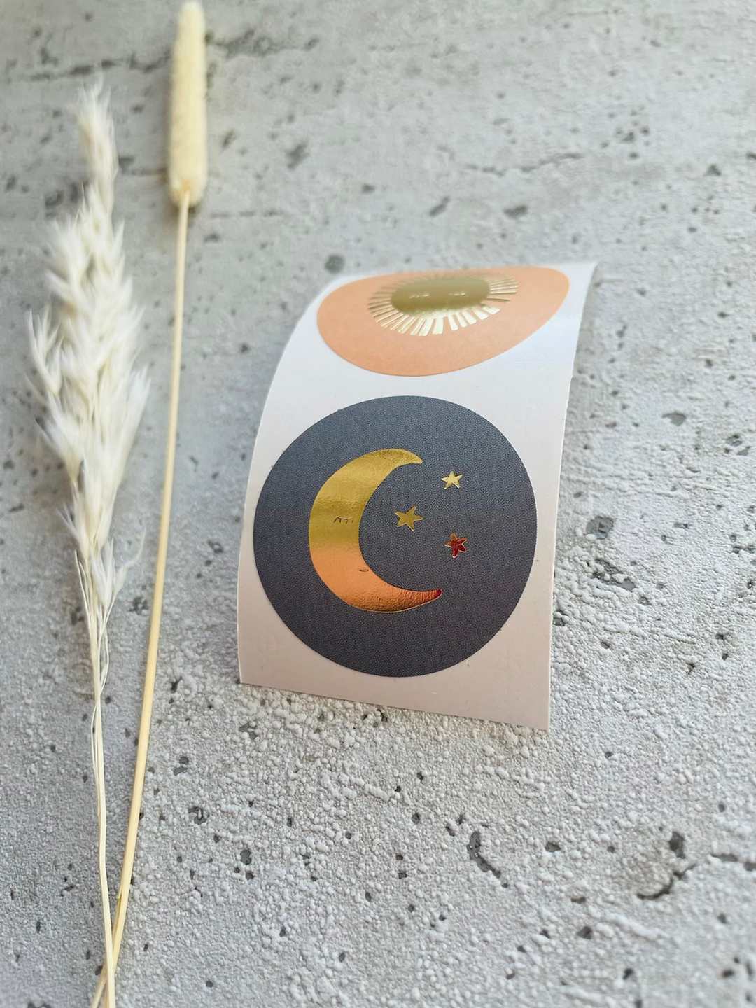 Sticker •sun and moon •  10 Stk.