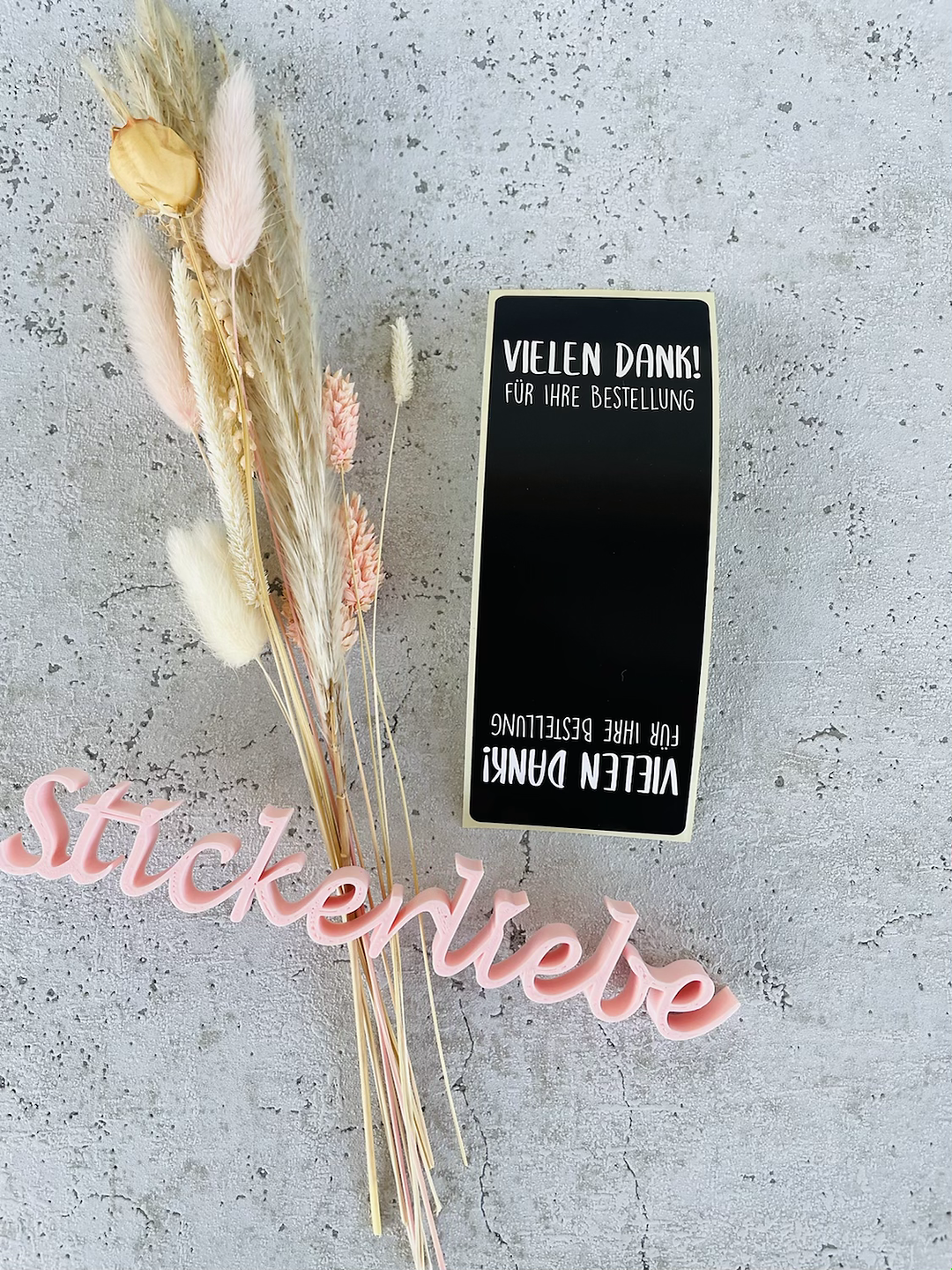 Sticker •vielen Dank für Ihre Bestellung • 10 Stk.