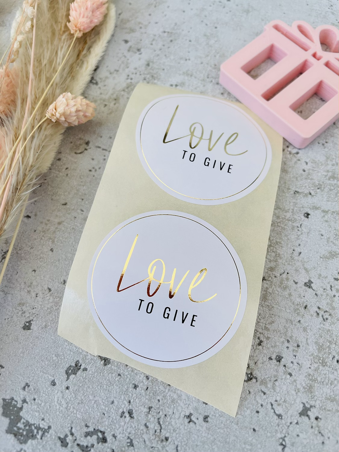 Sticker •Love to Give• 10 Stk.