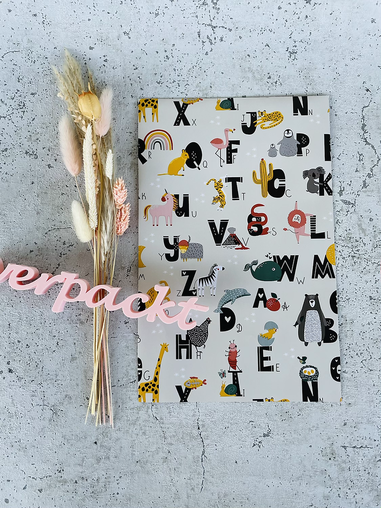 Papier Tasche •Kinder ABC•