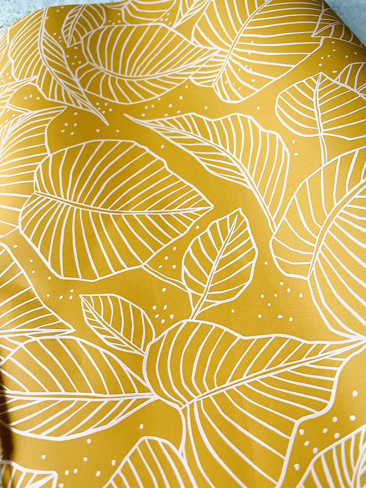 Geschenkpapier  50x300cm Senfgelb