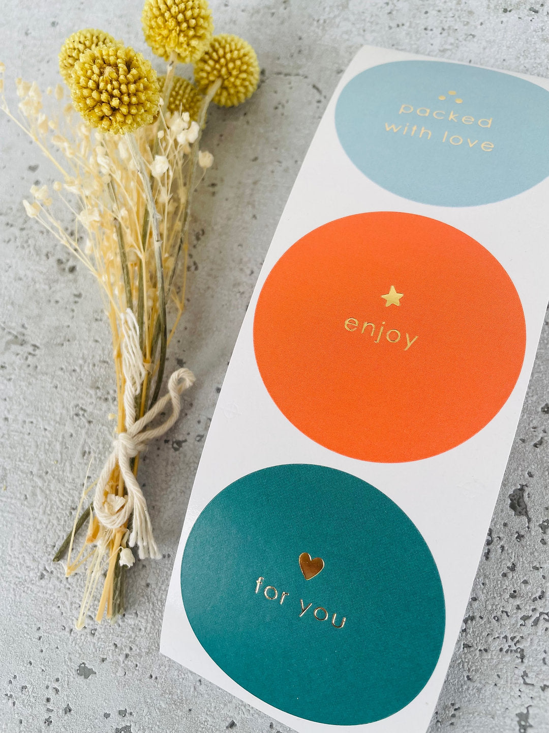 Sticker • packed with love •  10 Stk