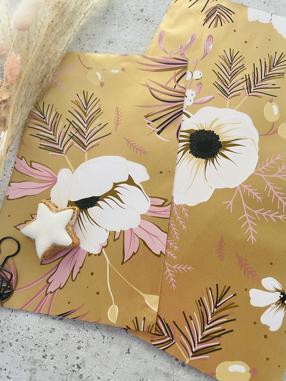 Papier Taschen  •winterflower• 10 Stk