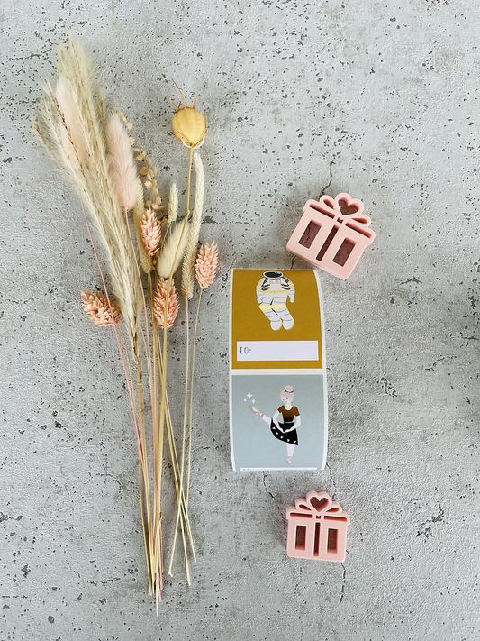 Sticker Astronaut und Ballerina