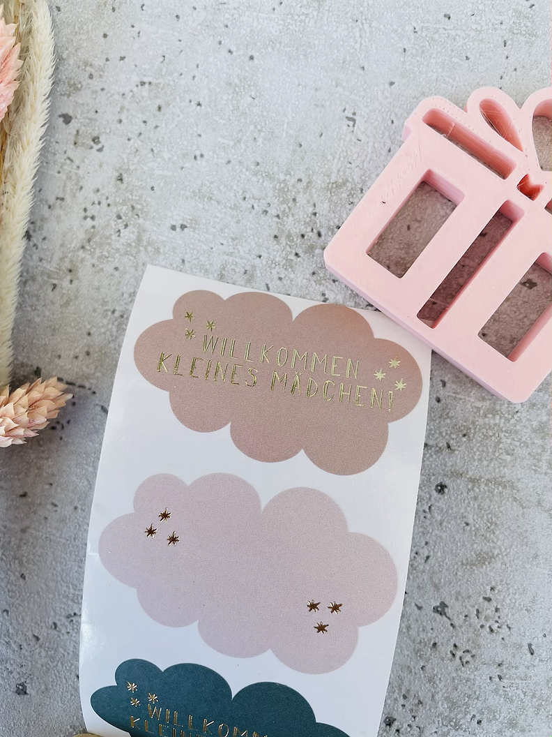 Sticker Willkommen kleiner Junge