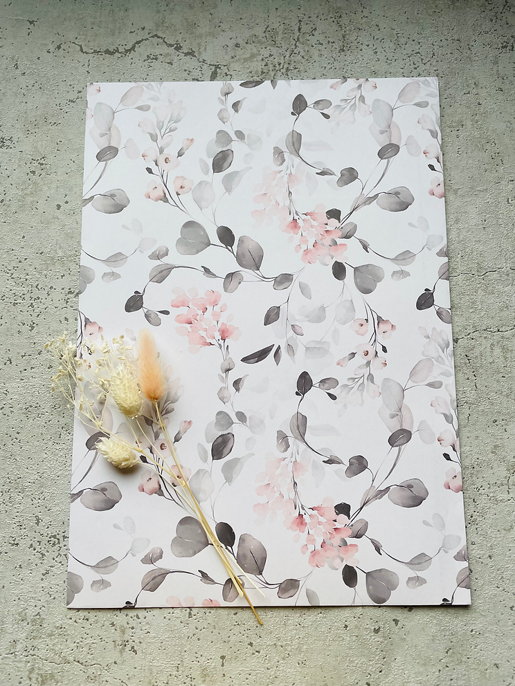 Papier Taschen  •Aquarell Blumen • 10 Stk Eigenproduktion