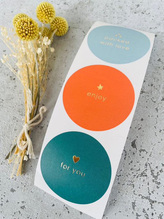 Sticker • packed with love •  10 Stk