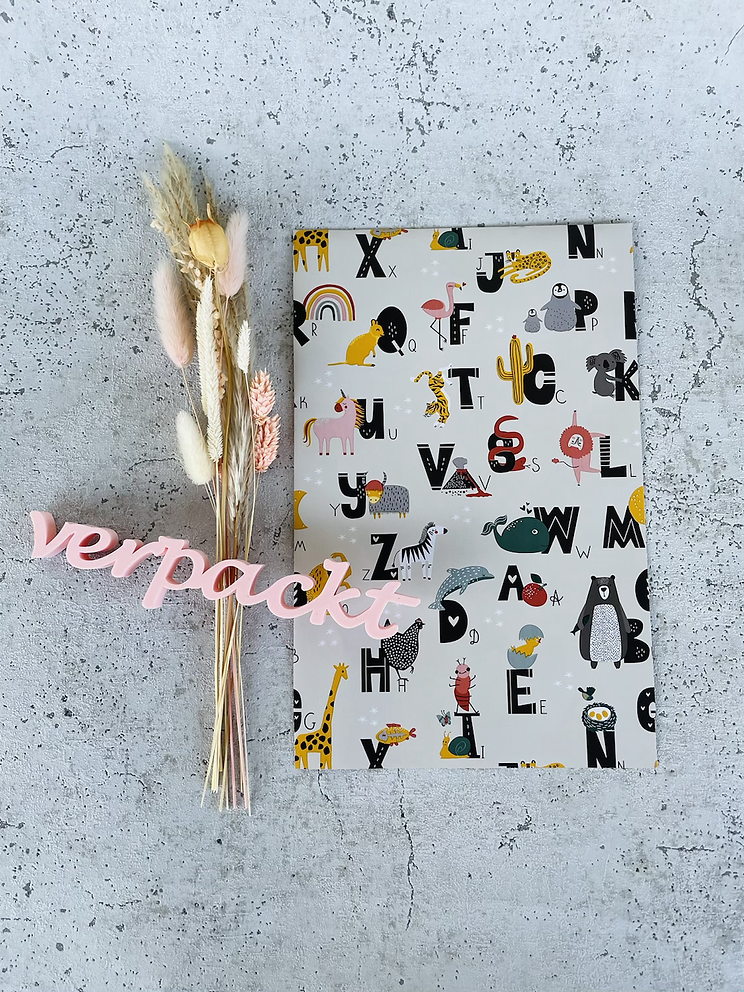 Papier Tasche •Kinder ABC•